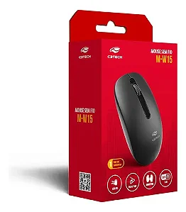 MOUSE S/FIO M-W15BK PRETO C3TECH