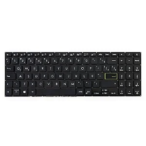Teclado Compatível Com Asus Vivobook E510 X521 Preto Br No frame.