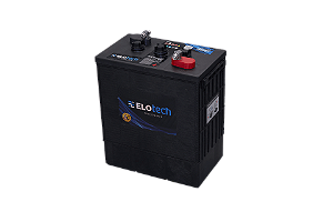 Bateria Tracionária Elotech RT6-340 | 6V 340 Ah