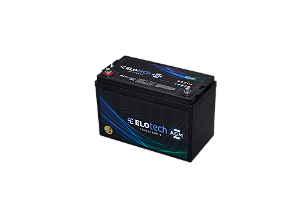 Bateria Tracionária AGM Elotech RT12-100 | 12V 100 Ah