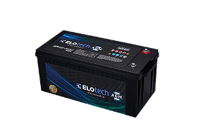 Bateria Tracionária AGM Elotech RT12-200 | 12V 200 Ah