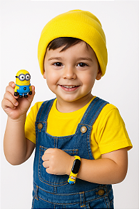 Relógio Infantil Didital Led Menino Menina aprova de água Minions
