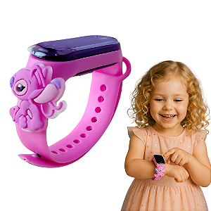 Relógio Infantil Menina Feminino Angel à Prova D'Água Disney