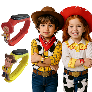 Relógio Infantil Digital Toy Story Menina & Menino A Prova D Agua Data & Hora