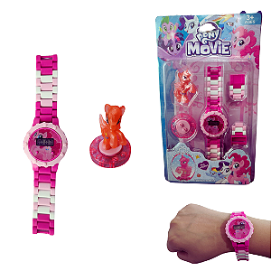 Relogio Infantil Digital  Menina Lego Pony femimino giratorio