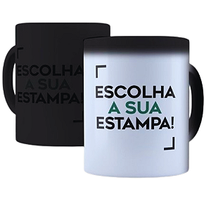 Caneca Mágica Preta Fosca
