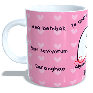Caneca Branca Namorados