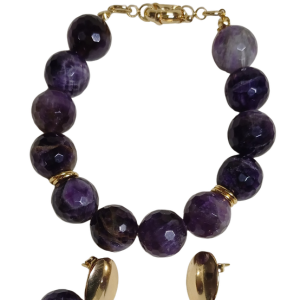 CONJUNTO PULSEIRA E BRINCO BANHADO BANHADO