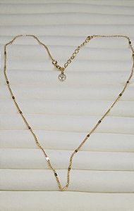 COLAR BANHADO OURO 18K 40CM
