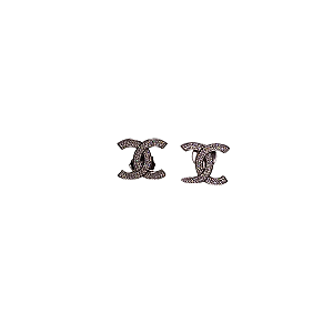 BRINCO CRAVEJADO ZIRCONIA BANHADO RÓDIO BRANCO
