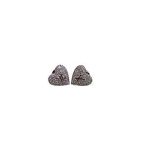 BRINCO ZIRCONIA BANHADO RÓDIO BRANCO
