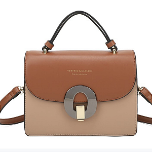 BOLSA VERYRIO & CLASSIC CARAMELO DE LUXO