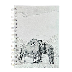 Caderno Cavalo Sendo Cavalo Hipismo&co Com Pauta