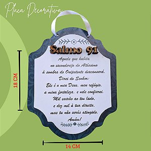 Placa Salmo 91