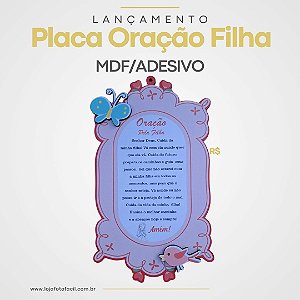 Placa Oração Filha
