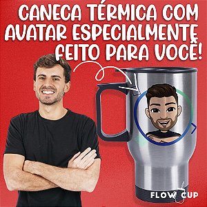 Caneca Térmica com seu Avatar!