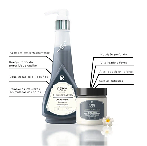 KIT DE TRATAMENTO ON E OFF RAIZ LATINA - PROFFISSIONAL