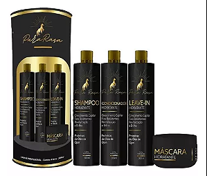 Kit Capilar Pura Raça 4 Peças D'carota Força E Crescimento