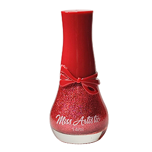MISS ARTISTIC - Esmalte Glitter - Lacinho - B703 - 14ml