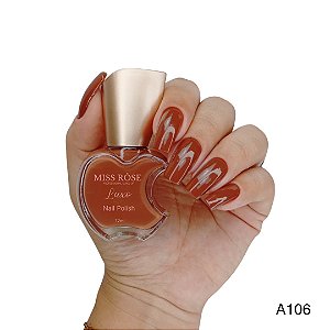 Lançamento Esmalte Cremoso Miss Rôse Coleção Luxo  A106 12ml