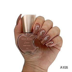Lançamento Esmalte Cremoso Miss Rôse Coleção Luxo  A105 12ml