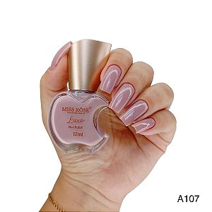 Lançamento Esmalte Cremoso Miss Rôse Coleção Luxo  A107 12ml