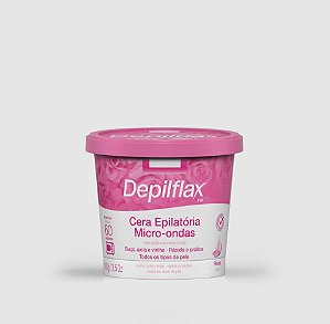 Cera de Micro-Ondas Depilflax Rosas 100g