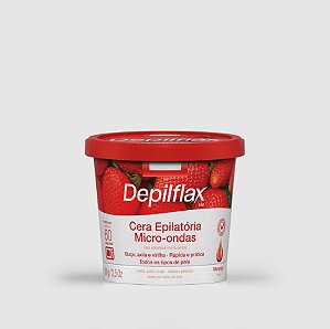 Cera de Microondas Depilflax Morango 100g