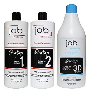 Job Hair Kit Escova Progressiva + Selagem Protop 3,5 Litros