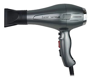 Secador De Cabelo Profissional Lizze Extreme Cinza 127v