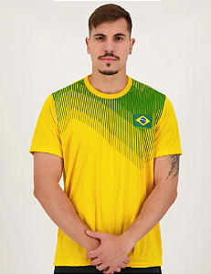 Camisa Brasil Régia Amarela Braziline
