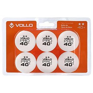 Bola de Tênis de Mesa 2 Estrelas- Vollo