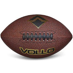 Bola de Futebol Americano Vollo Tamanho Oficial 9 Marrom