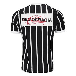 CAMISETA  COIMBRA LICENCIADA CORINTHIANS RETRÔ DEMOCRACIA MASCULINA