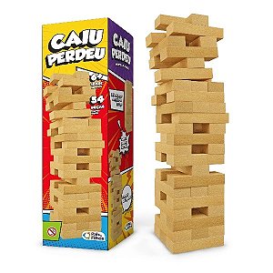 Caiu Perdeu em Madeira - Jenga