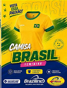 CAMISA SAGA BRASIL FEMININA