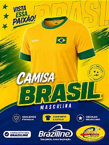 CAMISA SAGA BRASIL MASCULINA