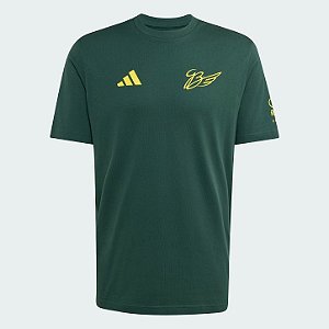 Camiseta Adidas Audi Revolut F1- Gabriel Bortoleto - Verde Masculina
