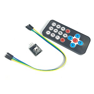 Kit Controle Remoto Ir + Receptor Ir