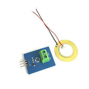 Módulo Sensor de Toque e Vibração Piezo
