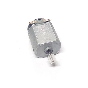 Motor DC 3A 6V com engrenagem RF-100 Tampa Preta