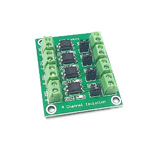 Modulo Optoacoplador 4 Canais Pc817