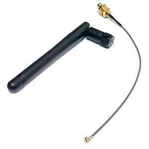ANTENA PARA MODULO ESP8266 GSM GPRS + CABO PIGTAIL U.FL COM CONECTOR SMA
