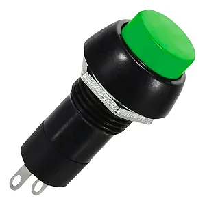 CHAVE TACTIL PBS-11B 2T 12mm SEM TRAVA - VERDE