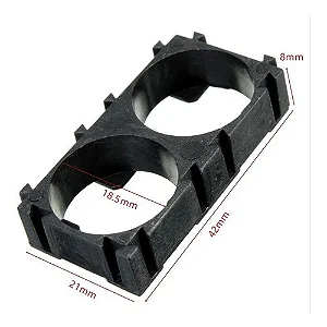 SUPORTE DUPLO PARA BATERIA 18650