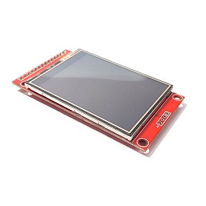 TFT LCD 2.4" 320x240 SPI Touch Screen com Slot SD