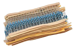 KIT 600X RESISTORES DE PRECISAO 30 VALORES 1/4W 1%
