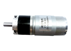 MOTOR DC COM REDUCAO METALICA REVERSIVEL PG36-RS555 12V 295RPM - EIXO 8MM
