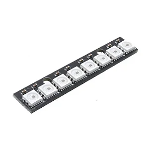 MODULO LED RGB 5050 ENDERECAVEL 8 Bits WS2812 (BARRA RETANGULAR)