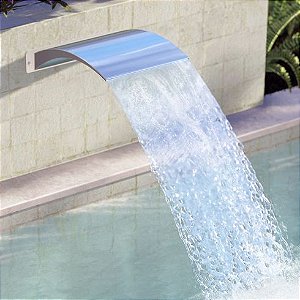 Cascata para piscina em Aço Inox Angel